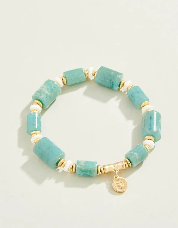 Stone Stretch Bracelet 10mm Amazonite