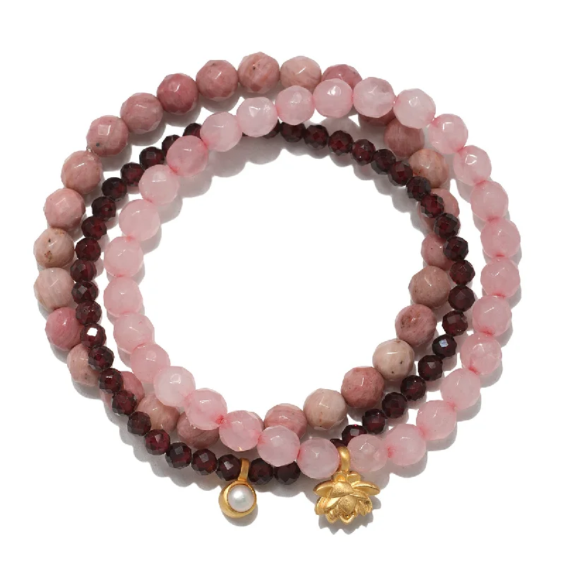 Manifest Love Gemstone Bracelet Set