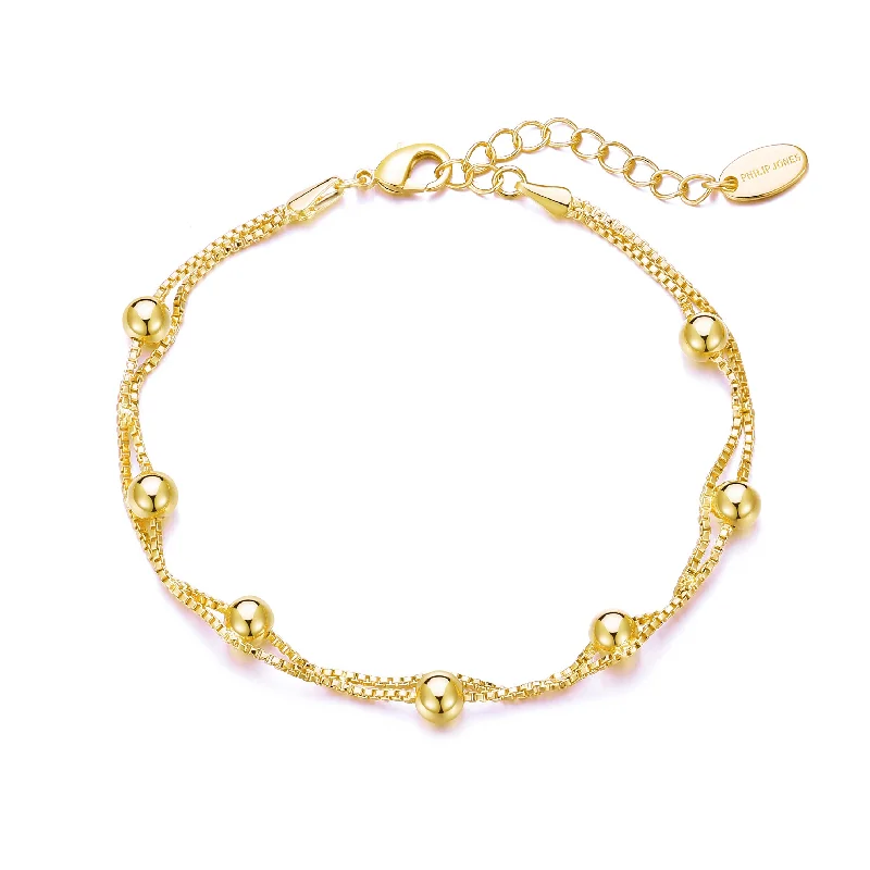 Gold Plated Ball Bracelet