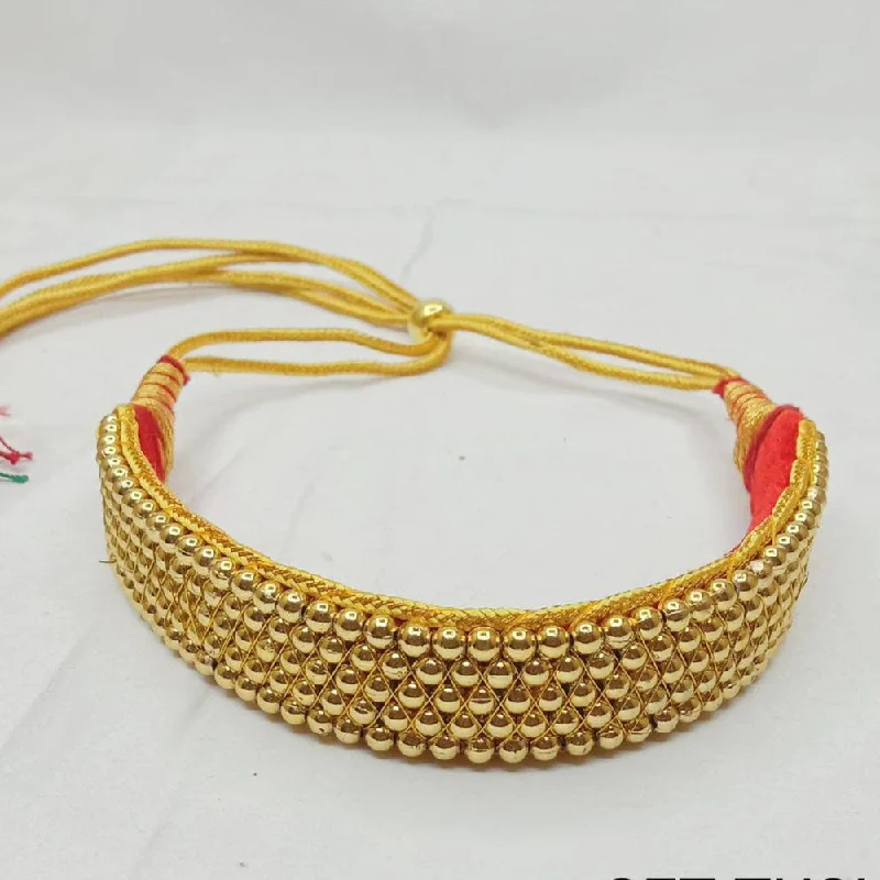 SP Jewellery Gold Plated Choker Necklace Set