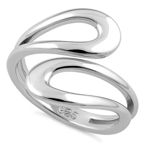 Sterling Silver Abstract Ring