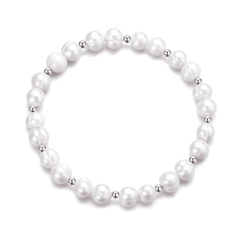 Freshwater Baroque Pearl Stretch Bracelet