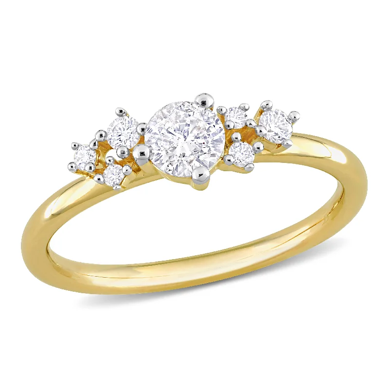 Miadora 1/2ct TDW Diamond Ring in 14k Yellow Gold