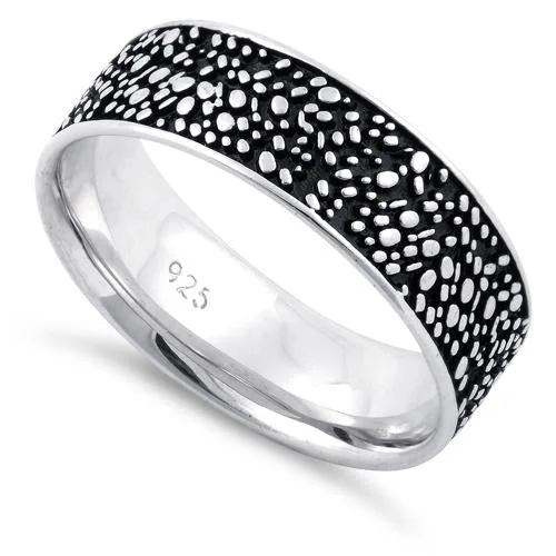 Sterling Silver Sprinkles Ring