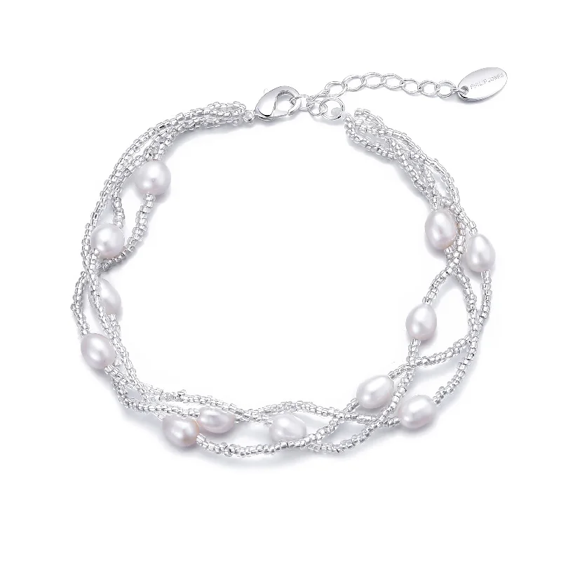 Multi Strand Freshwater Pearl Bracelet