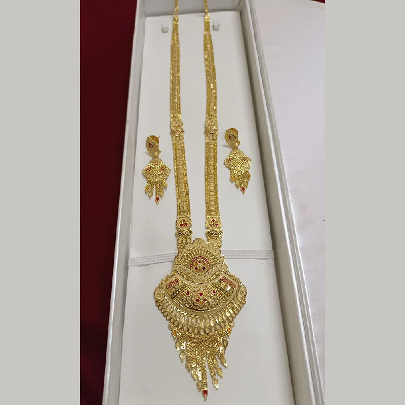 Pari Art Jewellery Forming Long Necklace Set