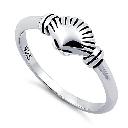 Sterling Silver Shell Ring