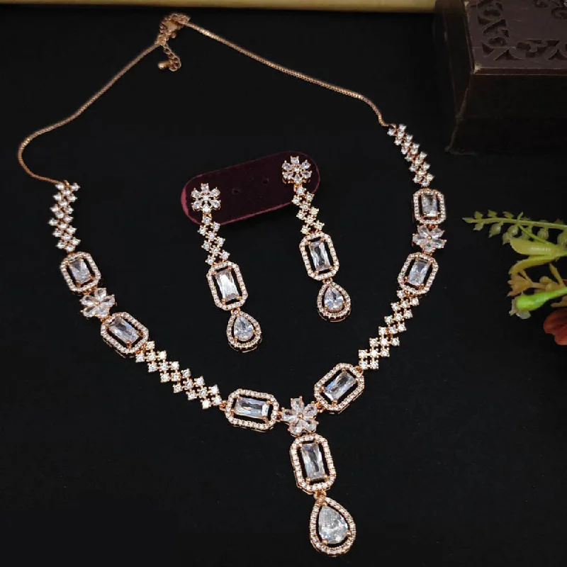 Aamrapali  American Diamond Necklace Set