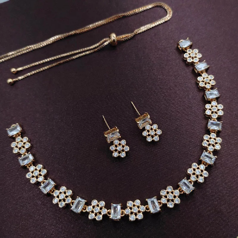 Aamrapali  American Diamond Necklace Set