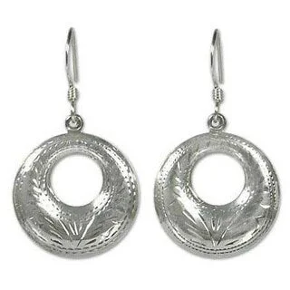 Sterling Silver 'Summer Breeze' Dangle Earrings