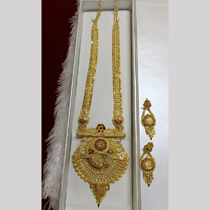 Pari Art Jewellery Forming Long Necklace Set